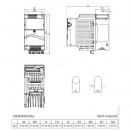 Falownik wektorowy 0,2kW 230VAC Delta Electronics VFD002E21T